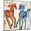 Hot Horse Cool Horse-Jodi Maas-Mounted Giclee Print