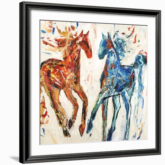 Hot Horse Cool Horse-Jodi Maas-Framed Giclee Print