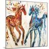 Hot Horse Cool Horse-Jodi Maas-Mounted Giclee Print