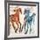 Hot Horse Cool Horse-Jodi Maas-Framed Giclee Print