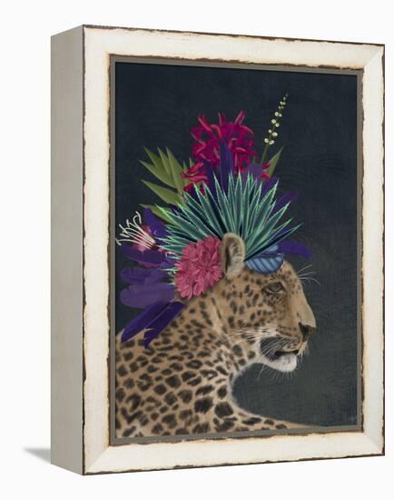 Hot House Leopard 1-Fab Funky-Framed Stretched Canvas