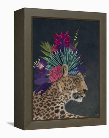 Hot House Leopard 1-Fab Funky-Framed Stretched Canvas