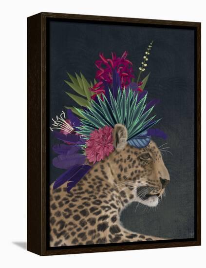 Hot House Leopard 1-Fab Funky-Framed Stretched Canvas