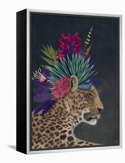 Hot House Leopard 1-Fab Funky-Framed Stretched Canvas