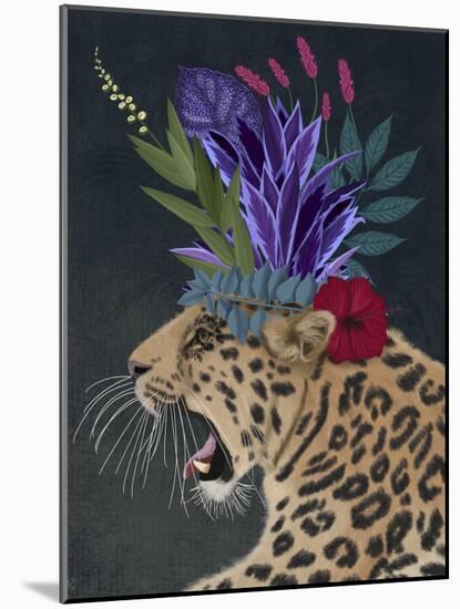 Hot House Leopard 2-Fab Funky-Mounted Art Print