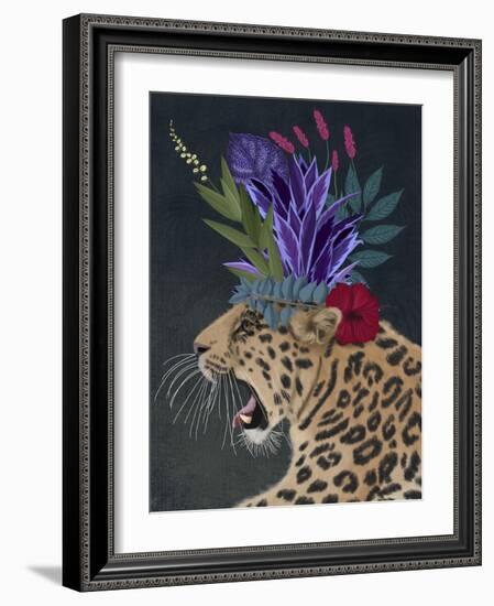 Hot House Leopard 2-Fab Funky-Framed Art Print