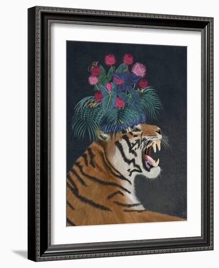 Hot House Tiger 1-Fab Funky-Framed Art Print