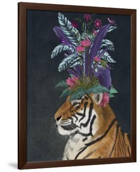 Hot House Tiger 2-Fab Funky-Framed Art Print
