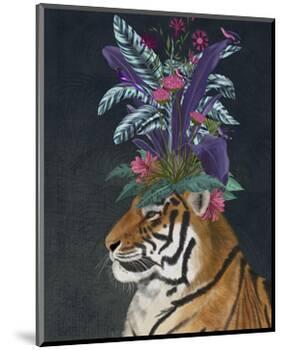 Hot House Tiger 2-Fab Funky-Mounted Art Print