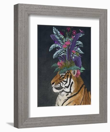 Hot House Tiger 2-Fab Funky-Framed Art Print