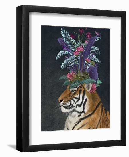 Hot House Tiger 2-Fab Funky-Framed Art Print