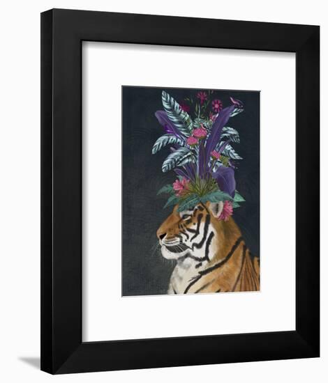 Hot House Tiger 2-Fab Funky-Framed Art Print