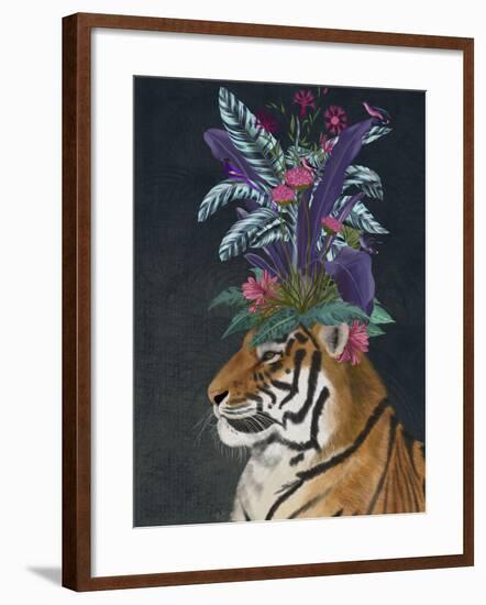 Hot House Tiger 2-Fab Funky-Framed Art Print