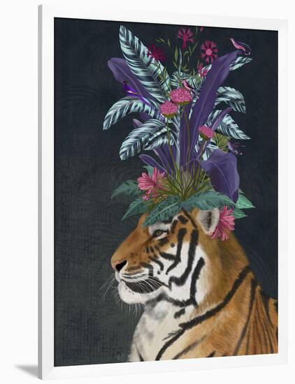 Hot House Tiger 2-Fab Funky-Framed Premium Giclee Print