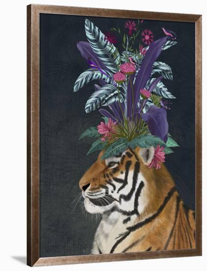 Hot House Tiger 2-Fab Funky-Framed Premium Giclee Print