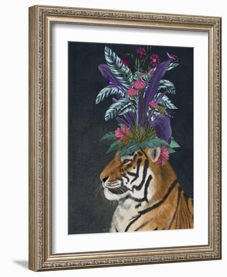 Hot House Tiger 2-Fab Funky-Framed Art Print