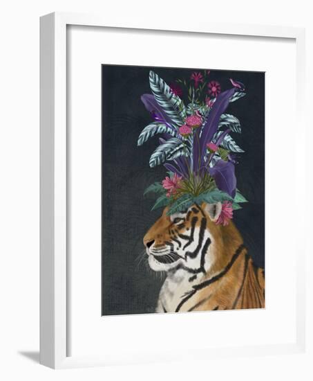 Hot House Tiger 2-Fab Funky-Framed Art Print