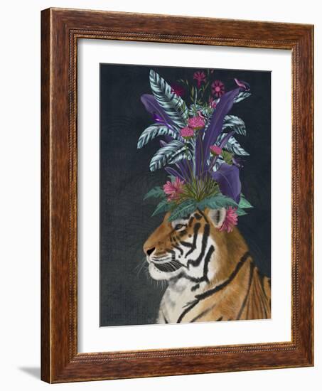 Hot House Tiger 2-Fab Funky-Framed Art Print