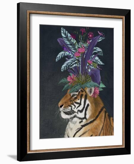 Hot House Tiger 2-Fab Funky-Framed Art Print