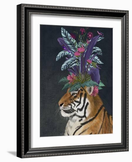 Hot House Tiger 2-Fab Funky-Framed Art Print