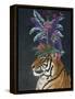 Hot House Tiger 2-Fab Funky-Framed Stretched Canvas