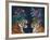 Hot House Tigers, Pair, Dark-Fab Funky-Framed Premium Giclee Print