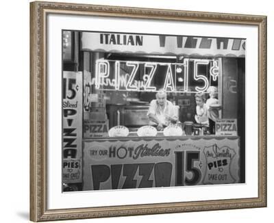 RESTAURANT ART PRINT Hot Italian Pizza Nat Norman 