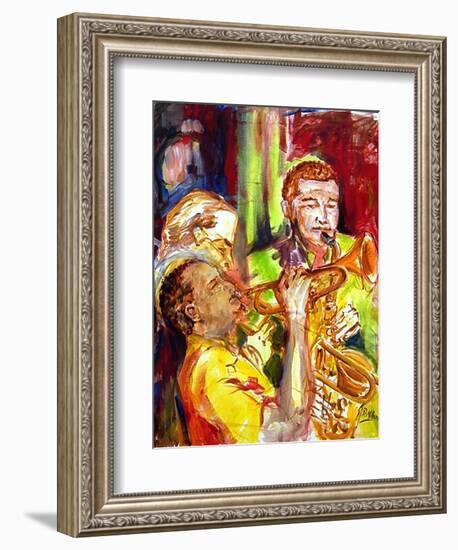 Hot Jazz in New Orleans-Diane Millsap-Framed Art Print