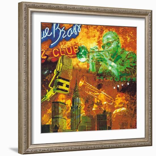 Hot jazz-Tyler Burke-Framed Premium Giclee Print