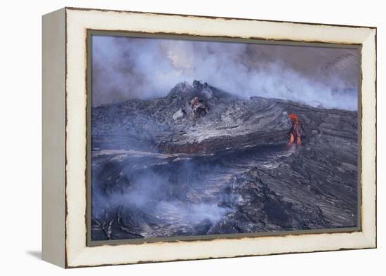 Hot Lava Flowing-DLILLC-Framed Premier Image Canvas