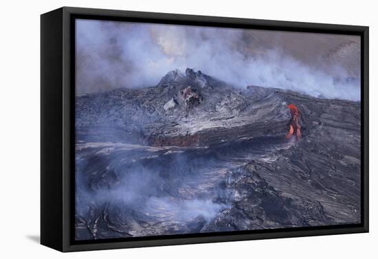 Hot Lava Flowing-DLILLC-Framed Premier Image Canvas