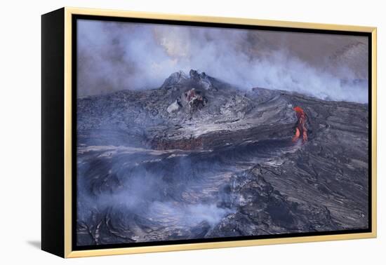 Hot Lava Flowing-DLILLC-Framed Premier Image Canvas