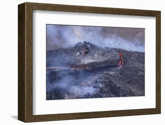 Hot Lava Flowing-DLILLC-Framed Photographic Print