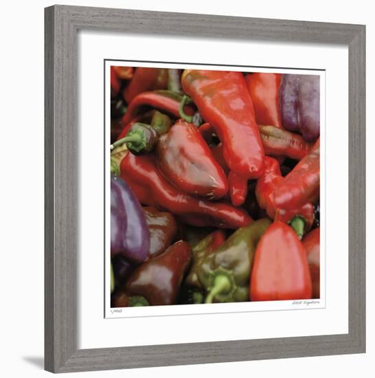 Hot Peppers-Stacy Bass-Framed Giclee Print