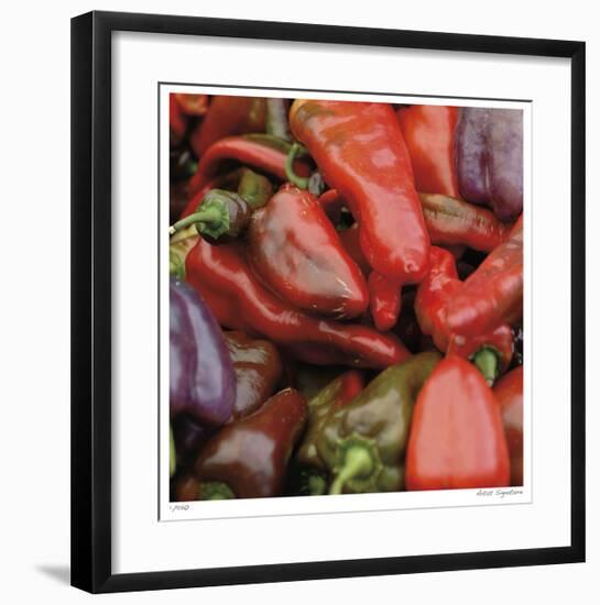 Hot Peppers-Stacy Bass-Framed Giclee Print