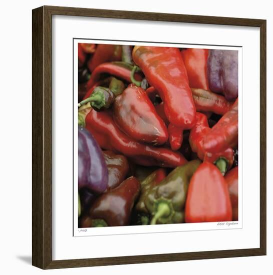 Hot Peppers-Stacy Bass-Framed Giclee Print