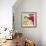 Hot Pink Elephant-Jennifer McCully-Framed Giclee Print displayed on a wall