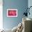 Hot Pink Fantasy Bedroom-null-Framed Art Print displayed on a wall