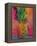 Hot Pink Pineapple-Blenda Tyvoll-Framed Stretched Canvas