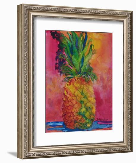 Hot Pink Pineapple-Blenda Tyvoll-Framed Premium Giclee Print