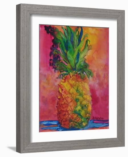 Hot Pink Pineapple-Blenda Tyvoll-Framed Art Print