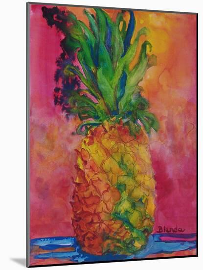 Hot Pink Pineapple-Blenda Tyvoll-Mounted Art Print