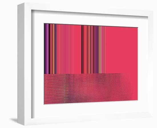 Hot Pink Side Shuffle-Ruth Palmer-Framed Art Print