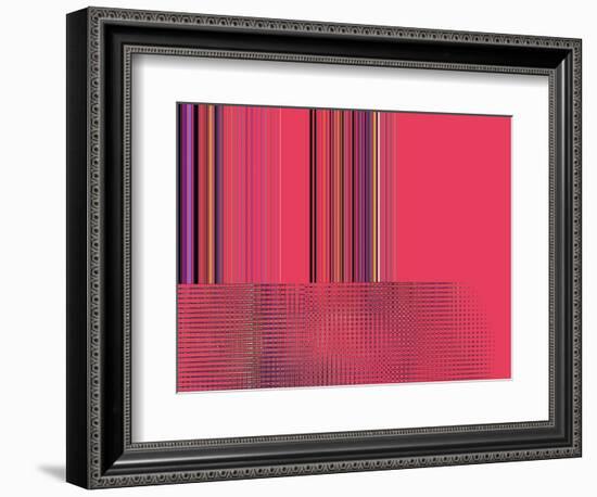 Hot Pink Side Shuffle-Ruth Palmer-Framed Art Print