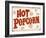 Hot Popcorn Distressed-Retroplanet-Framed Giclee Print