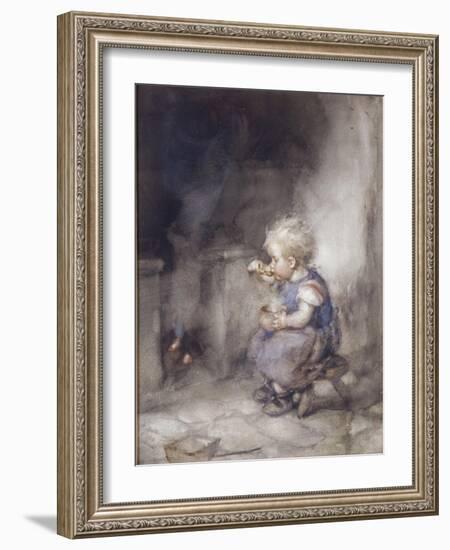 Hot Porridge, 1910-Hannah Clarke Preston Macgoun-Framed Giclee Print