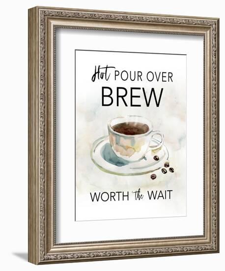 Hot Pour Over Brew-Carol Robinson-Framed Art Print