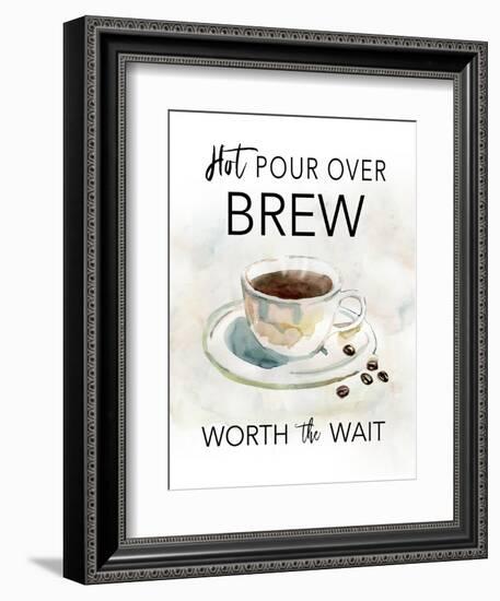 Hot Pour Over Brew-Carol Robinson-Framed Art Print