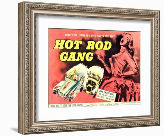 Hot Rod Gang, 1958-null-Framed Art Print