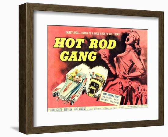 Hot Rod Gang, 1958-null-Framed Art Print